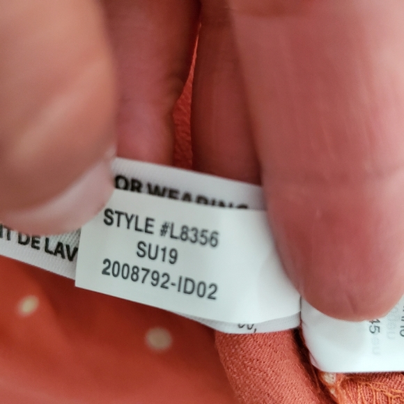 Madewell M Polka Dot Heather Button Front Dress - Picture 8 of 10